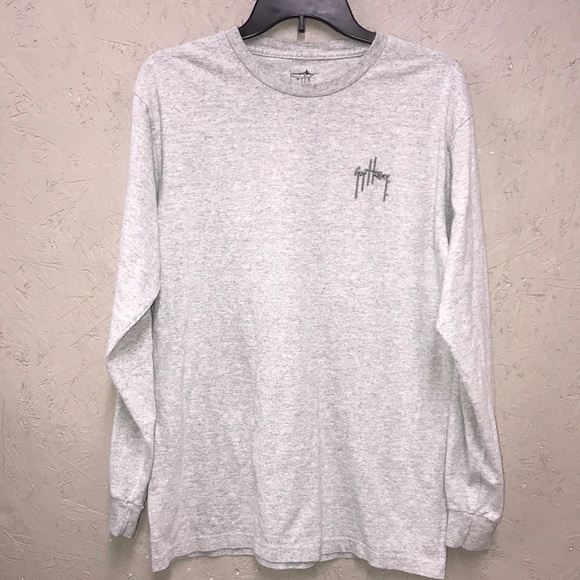 Guy Harvey Classic Fit Long Sleeve Tee GUC M - Picture 1 of 3